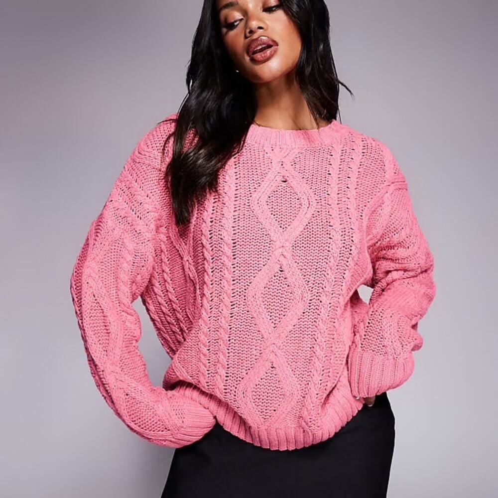 Princess Polly Anaya Oversized Sweater Pink size S/M NWT